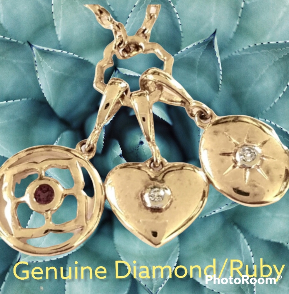 Diamond Ruby Necklace